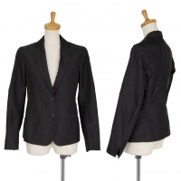  ISSEY MIYAKE A-POC INSIDE Pin-tuck Stripe Woven Jacket Black 2