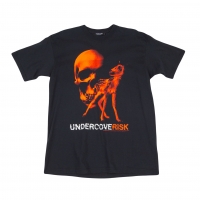  UNDERCOVER RISK 10th Anniversary of LIFE AT YOUR T-shirt Black L
