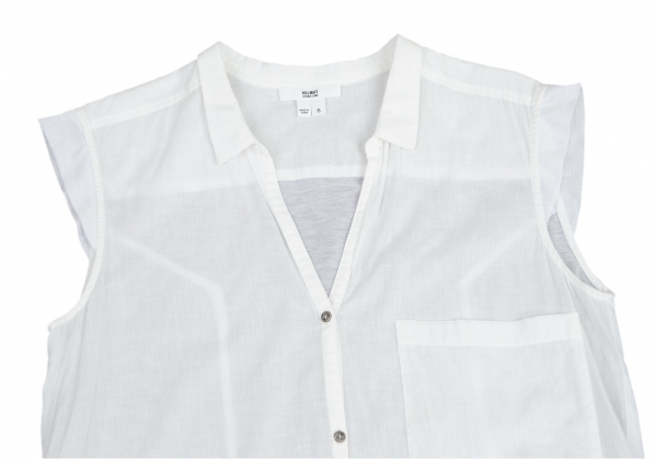 HELMUT HELMUT LANG Sleeveless Shirt White S