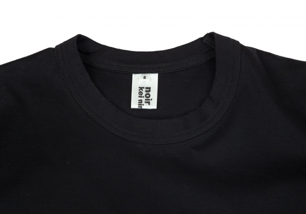 noir kei ninomiya COMME des GARCONS Pleats Sleeve T Shirt Black S
