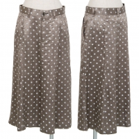  tricot COMME des GARCONS Polka Dot Printed Skirt Grey M