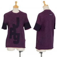  JPG JEAN'S Logo Printed Sweat Top Purple 40
