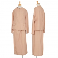  robe de chambre COMME des GARCONS Wool Zip Jacket & Skirt Beige S-M