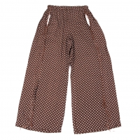  tricot COMME des GARCONS Rayon Dot Pants (Trousers) Brown S-M
