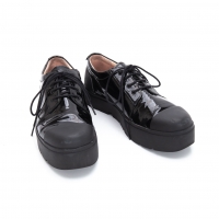  CAMPER Enamel Platform Shoes Black 39(About US 7.5)