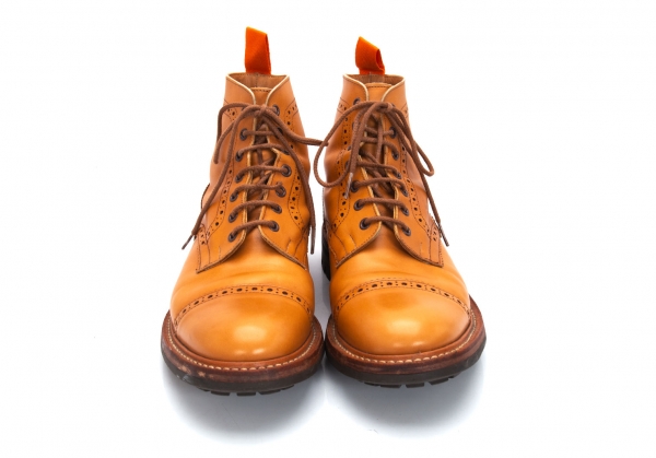 JUNYA WATANABE MAN x Tricker's Leather Country Boots Camel 9 | PLAYFUL