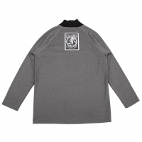  Jean-Paul GAULTIER Long Sleeve Zip Design T Shirt Grey 48