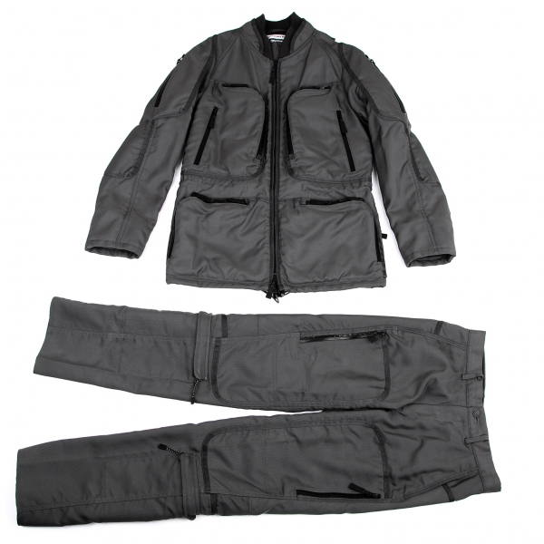 ISSEY MIYAKE MEN Thinsulate Bomber Jacket & Cargo Pants Grey 4,2