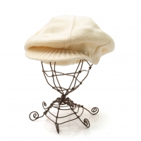  Y's Wool Knit Newsboy cap Cream 