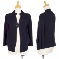  Y's Dyed Knit Cardigan Navy 3