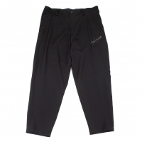  Yohji Yamamoto POUR HOMME Embroidery Wool Pants (Trousers) Black 2