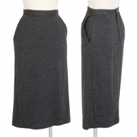  tricot COMME des GARCONS Wool Skirt Grey S-M