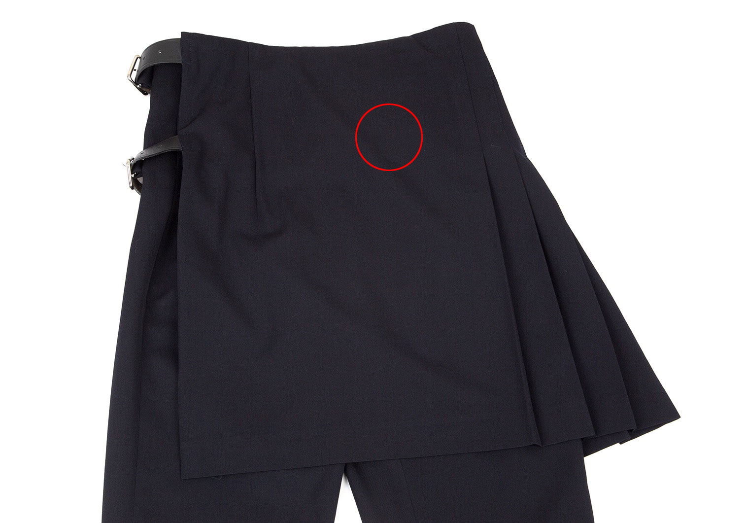 【楽天】直営  コムデギャルソンコムデギャルソン　ウールギャバジンスカートパンツ 21SS カジュアルパンツ