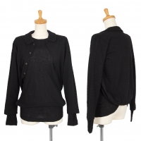  tricot COMME des GARCONS Wool Glitter Knit Tops & Cardigan Black S-M