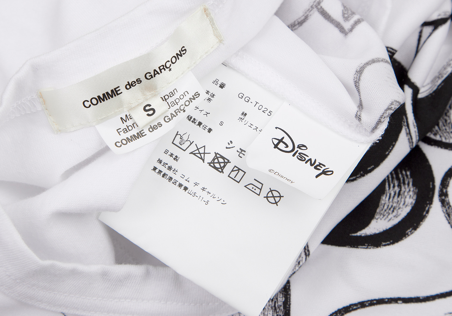 コムデギャルソン　ブラックマーケット　ミッキーTシャツ　Disney ディズニー