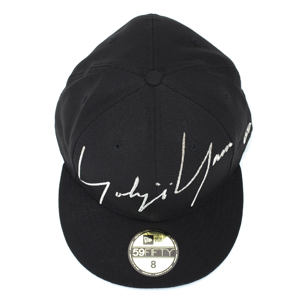 Yohji Yamamoto POUR HOMME x NEW ERA Big Logo Cap Black 8 | PLAYFUL