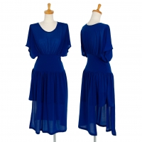 LIMI feu Waist Switching Dress (Jumper) Blue S