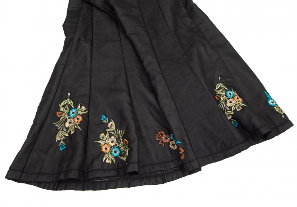 tricot COMME des GARCONS Embroidery Padding Wrap Skirt Black M