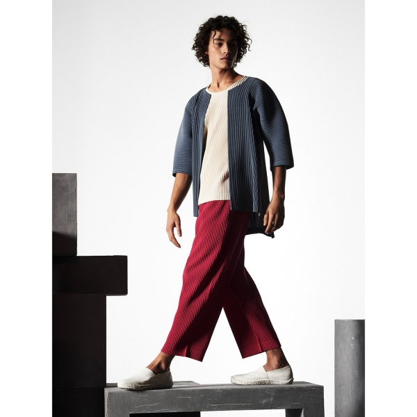 HOMME PLISSE ISSEY MIYAKE Wide Pants (Trousers) Pink 3 | PLAYFUL