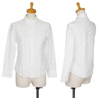  Y's Cotton Embroidery Long Sleeve Shirt White 3