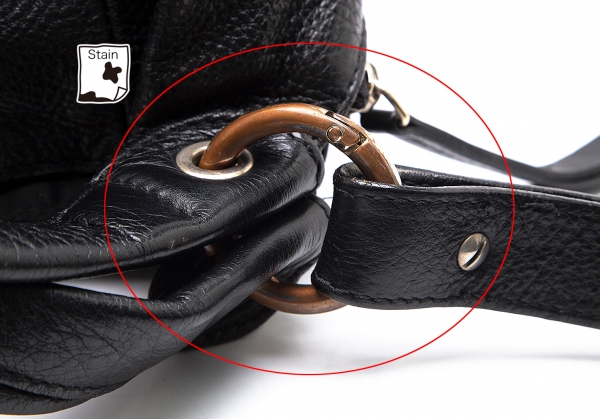 FURLA Leather 2way Shoulder Bag Black   PLAYFUL