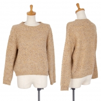  Mademoiselle NON NO Alpaca Blend Knit Sweater (Jumper) Beige S-M