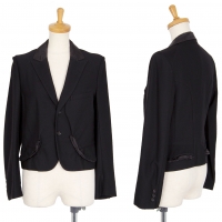  tricot COMME des GARCONS Switching Wool Jacket Black M