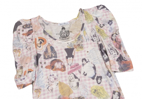 HYSTERIC GLAMOUR x COURTNEY LOVE Printed Top Multi-Color F | PLAYFUL