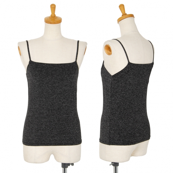ISSEY MIYAKE FETE Stretch Camisole Charcoal 2