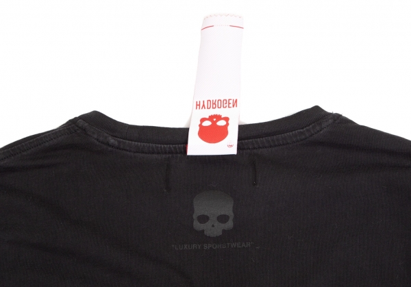 HYDROGEN FLASH Printed Long Sleeve T Shirt Black XS | PLAYFUL
