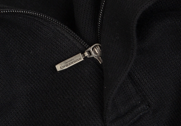 Burberry Men's Solid Hooded Sweatshirt - Navy - Size Medium