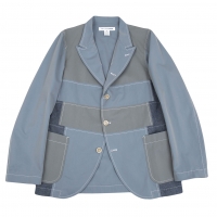  COMME des GARCONS SHIRT Switching Jacket Sky blue,Grey M