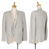  COMME des GARCONS PVC Collar Jacket Grey M