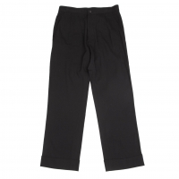  Y's Wool Hem Double Pants (Trousers) Black 3