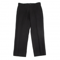  Papas Wool Tapered Pants (Trousers) Black 50L