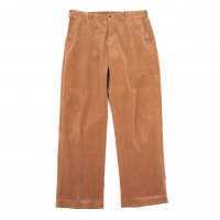  Papas Cashmere Blended Corduroy Tapered Pants (Trousers) Camel 50L