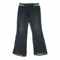  gigli Stretched Flare Pants (Trousers) Navy,Green 38