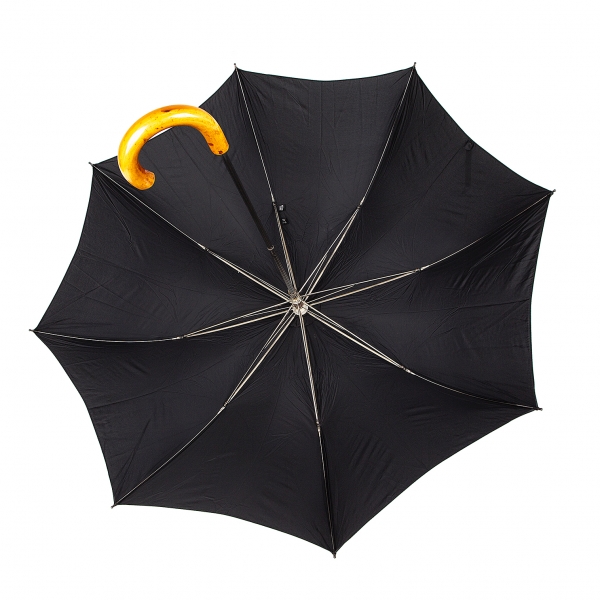 ダンヒルdunhill ロゴ折りたたみ傘 黒