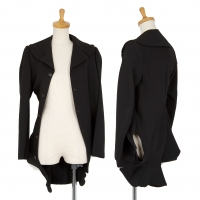  COMME des GARCONS Wool Upper Switching Design Jacket Black M