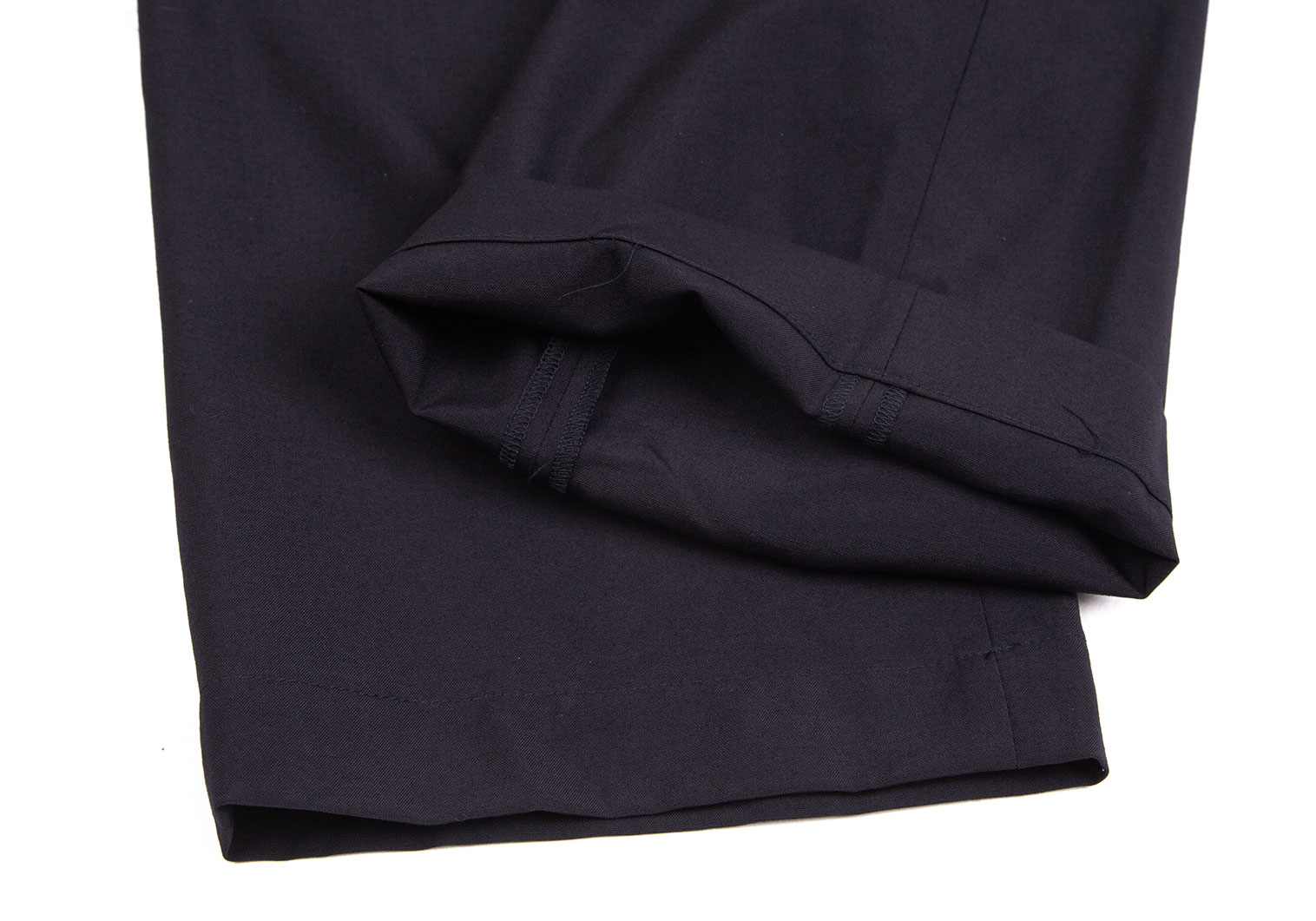 COMME des GARCONS Braid Design Wool Pants (Trousers) Navy M | PLAYFUL