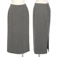 COMME des GARCONS Wool Slit Skirt Grey M