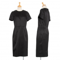  COMME des GARCONS Estel Silk Shift Short Dress Black XS