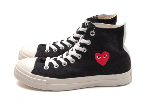 PLAY des GARCONS×CONVERSE Sneakers (Trainers) Black 6 1/2 | PLAYFUL
