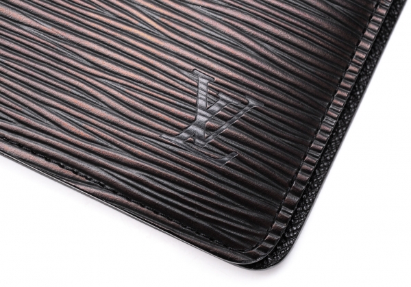 Louis Vuitton notebook cover leather black simple cool fashionable