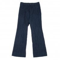  ISSEY MIYAKE HaaT Stretch Shirring Pants (Trousers) Navy 3