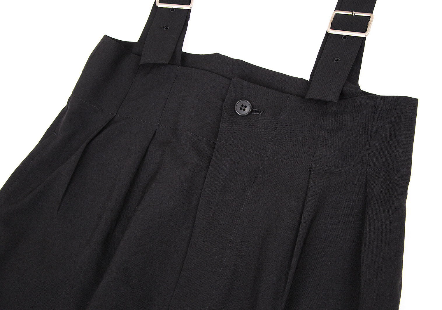 ワイズ Y's サルエル パンツ 薄手 ウールギャバジン ブラック 黒 138cm裾幅