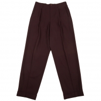  Jean-Paul GAULTIER CLASSIQUE Two Tucks Wool Pants (Trousers) Purple 48
