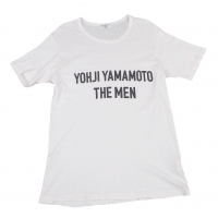  Yohji Yamamoto POUR HOMME Cotton Logo Printed T Shirt White 3