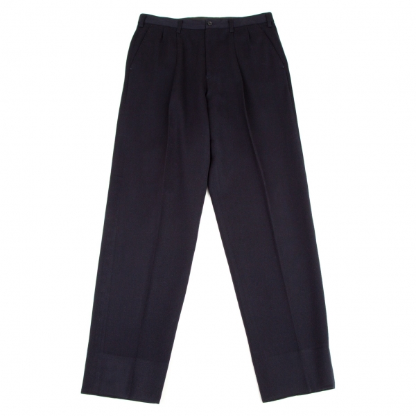  Y's for men Wool Tapered Pants (Trousers) Navy 4