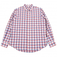  Papas Cotton Plaids Long Sleeve Shirt Multi-Color 46S